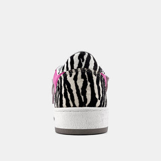Paz Hot Pink Zebra Sneakers