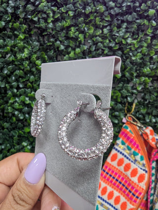 Radiance Halo Hoops Silver WR
