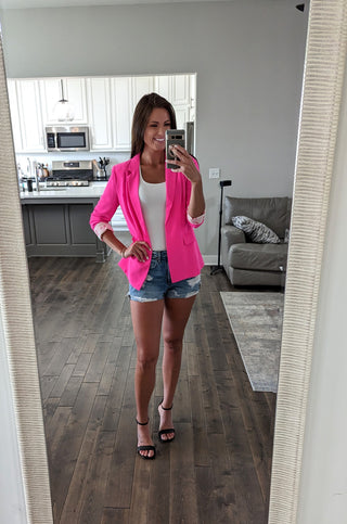 Doll Blazer - Neon Pink