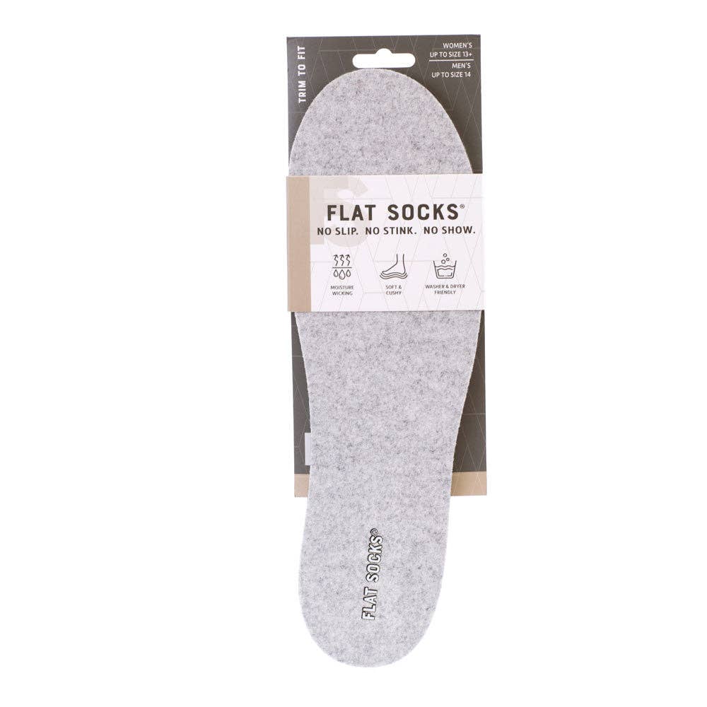 Flat Socks Light Gray