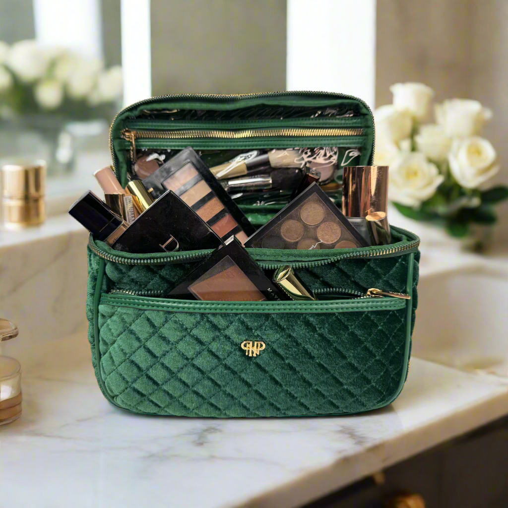 Classic Train Case Emerald