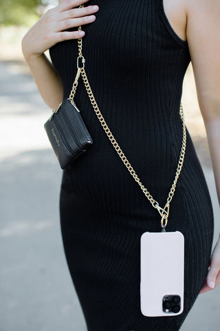 Clip & Go Chain w Pouch Silver