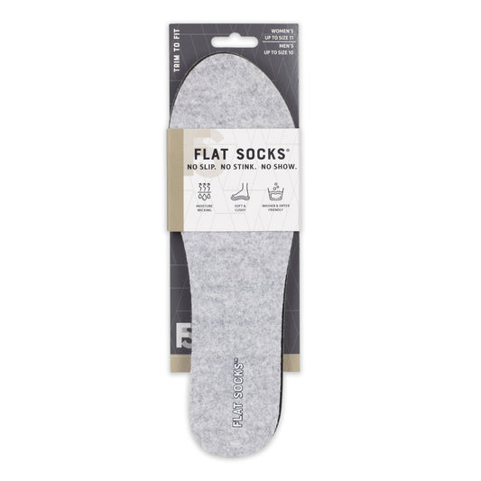 Flat Socks Light Gray
