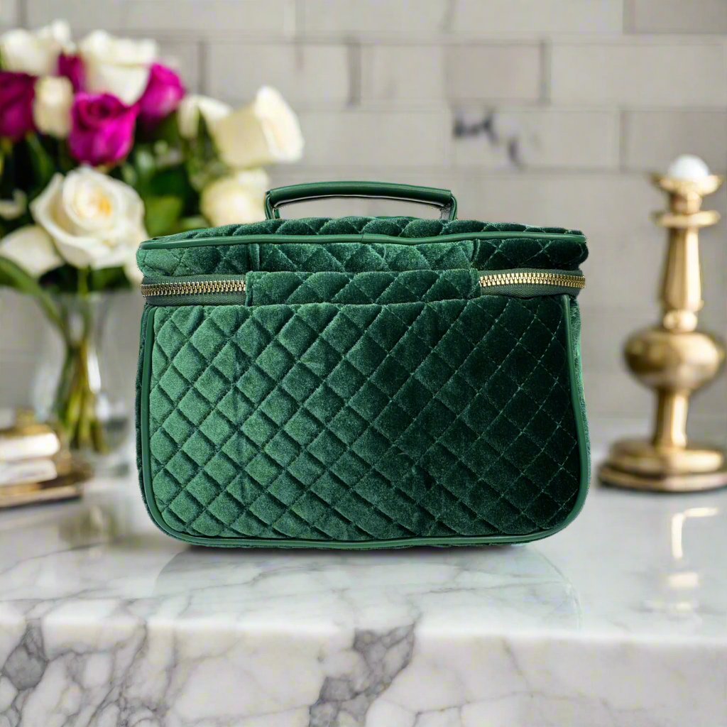 Classic Train Case Emerald