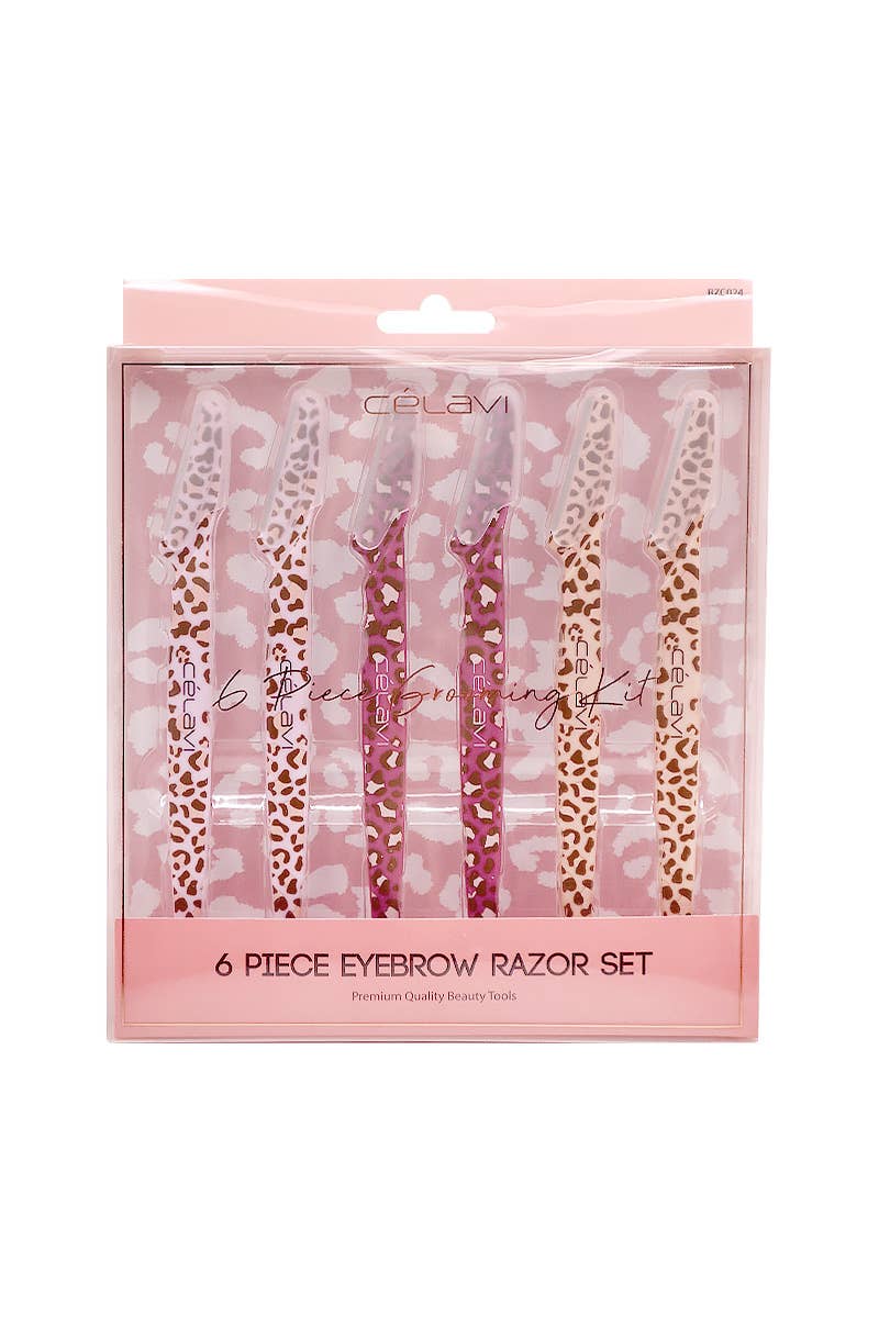 6 piece Eyebrow Razor Set