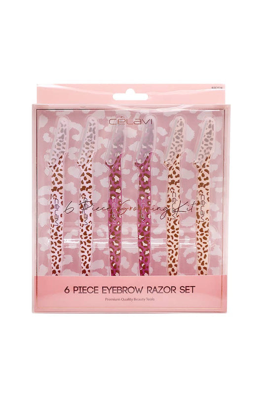 6 piece Eyebrow Razor Set