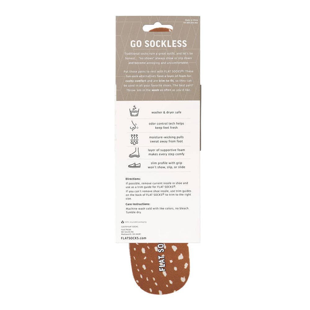 Flat Socks Fawn