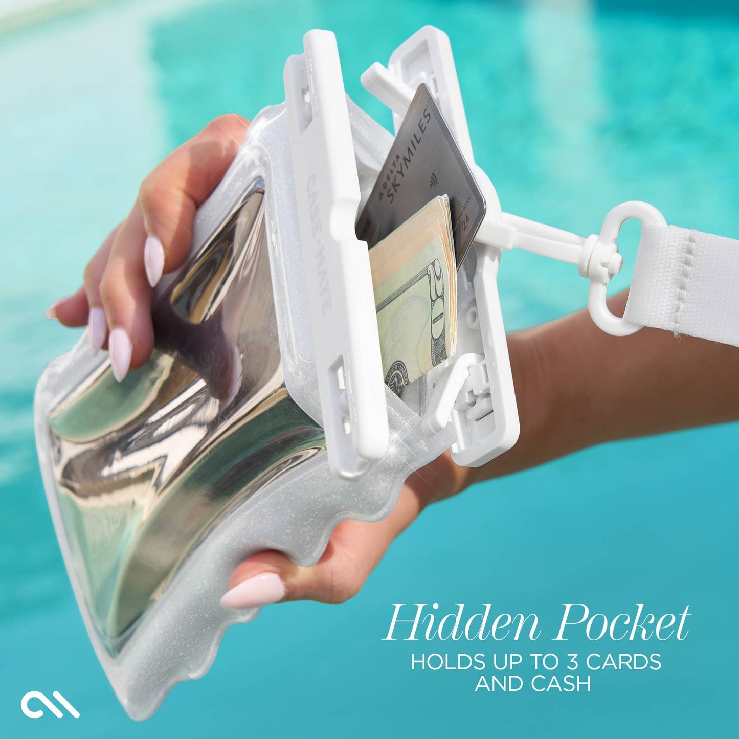 Wavy Waterproof Floating Phone Pouch