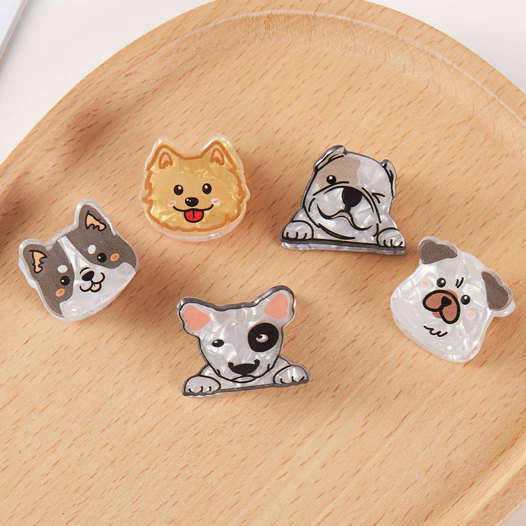Puppies Hair Clip Set