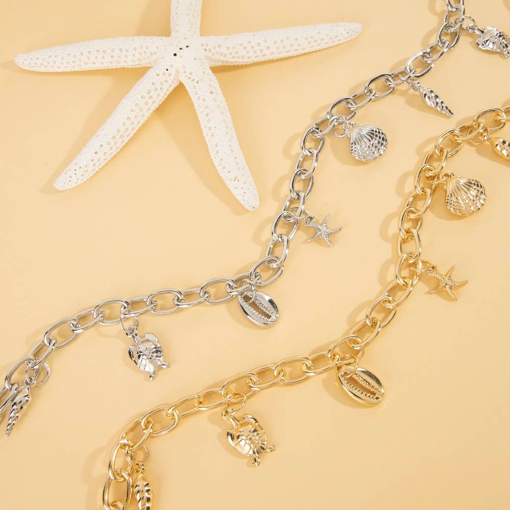 Sealife Chain Belt
