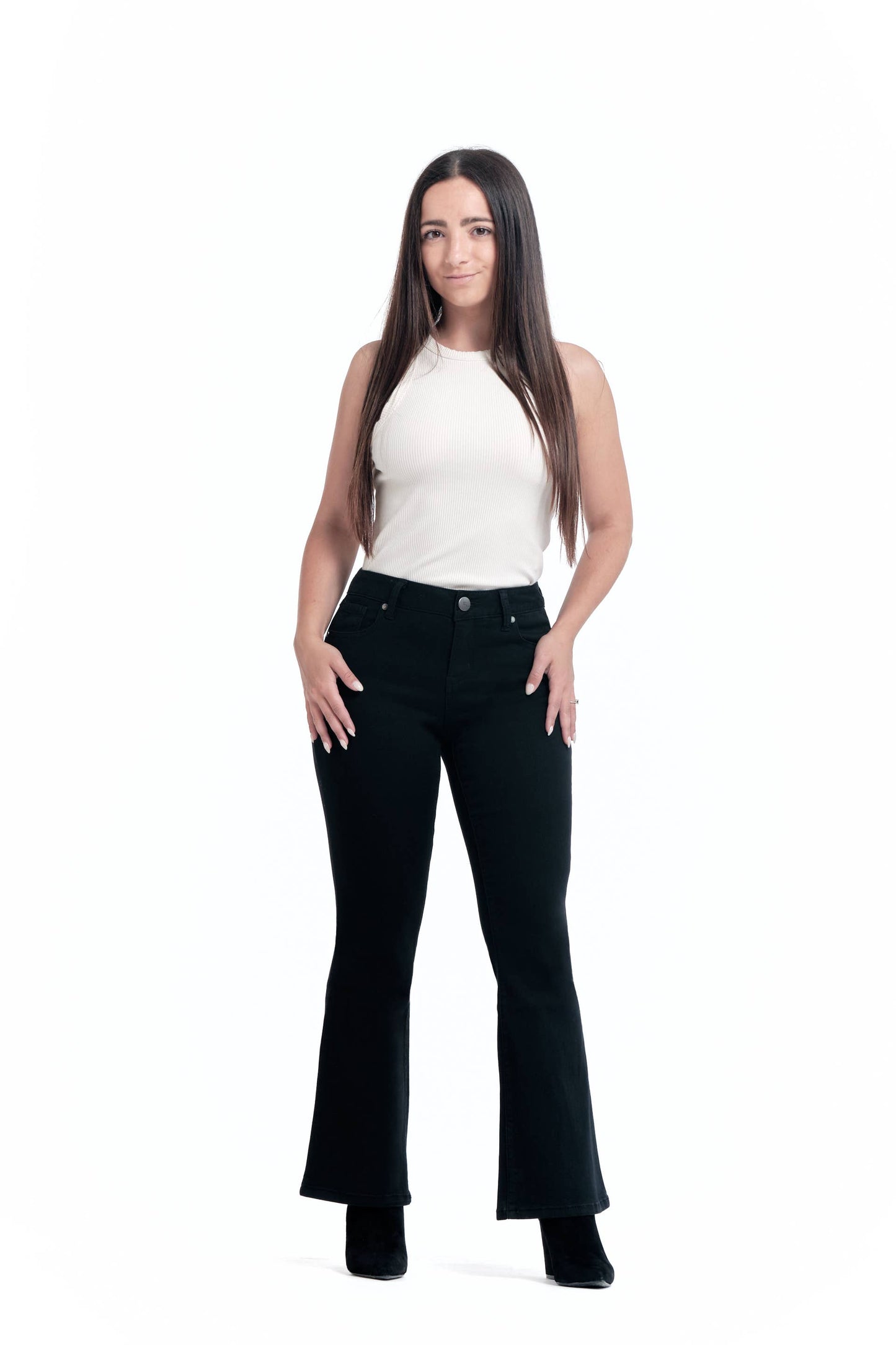 28" Mid-Rise Slim Boot Jean