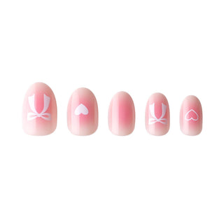Blushing Bows Press-On Nails