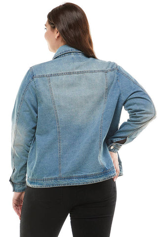 Curvy Denim Jacket