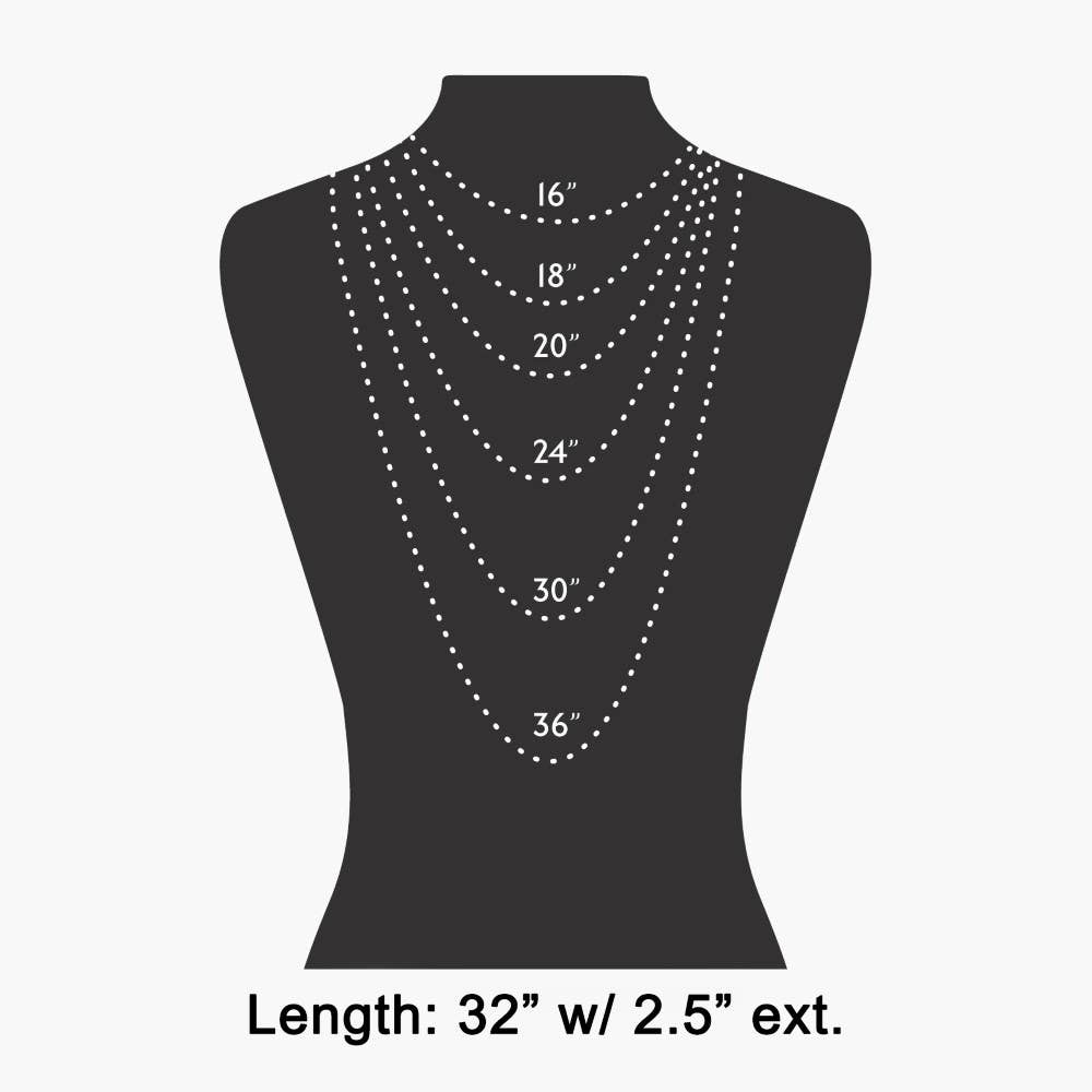 Pearl & Paperclip Chain Necklace
