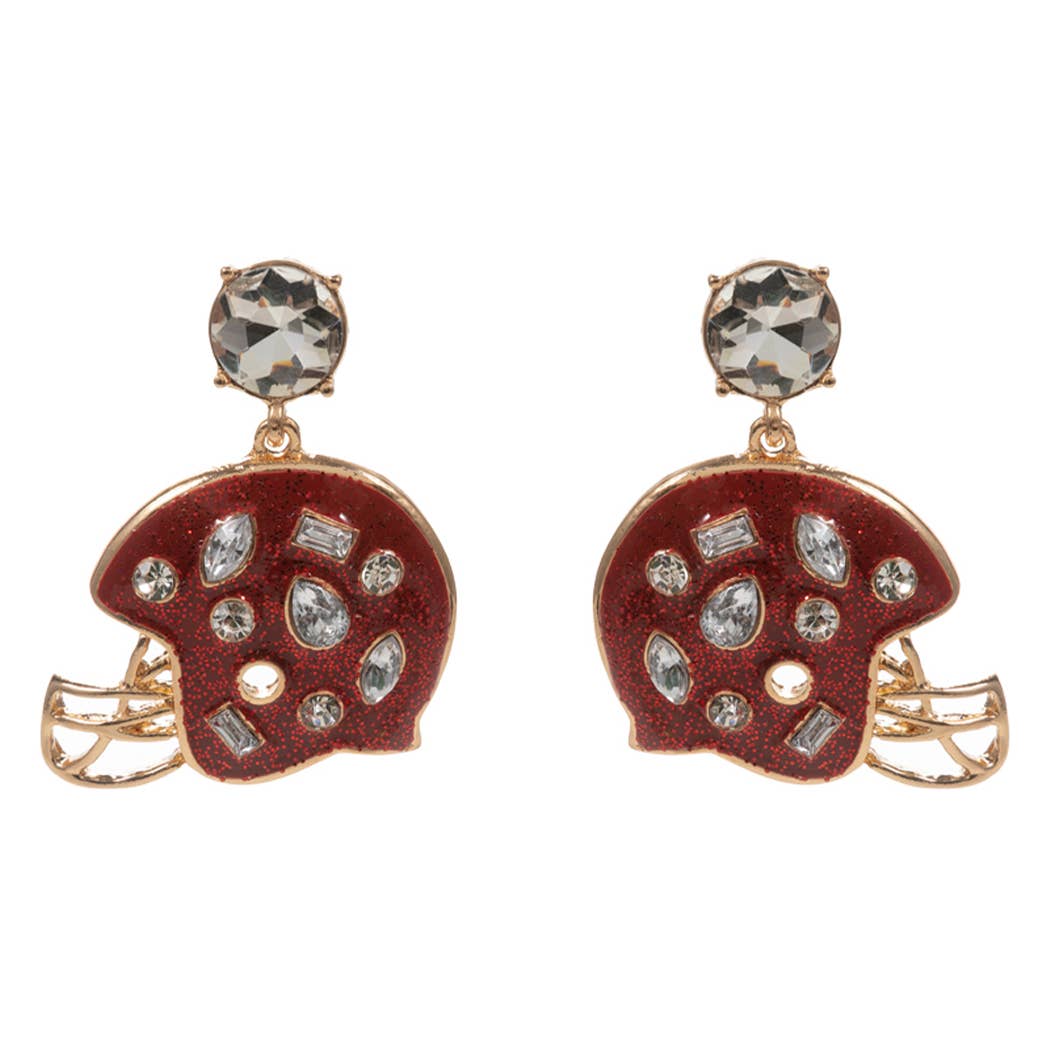 Football Helmet Earrings