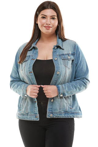 Curvy Denim Jacket