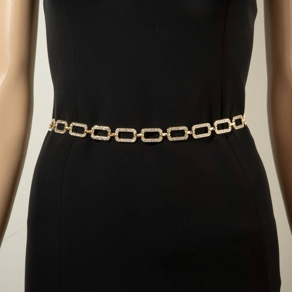 Silver Sparkle Belt Large