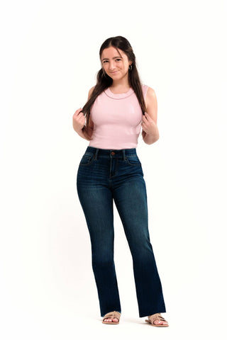 29" Tummy Control Slim Boot Jeans