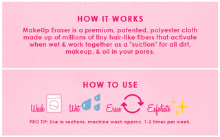 Original Pink MakeUp Eraser 7-Day Set