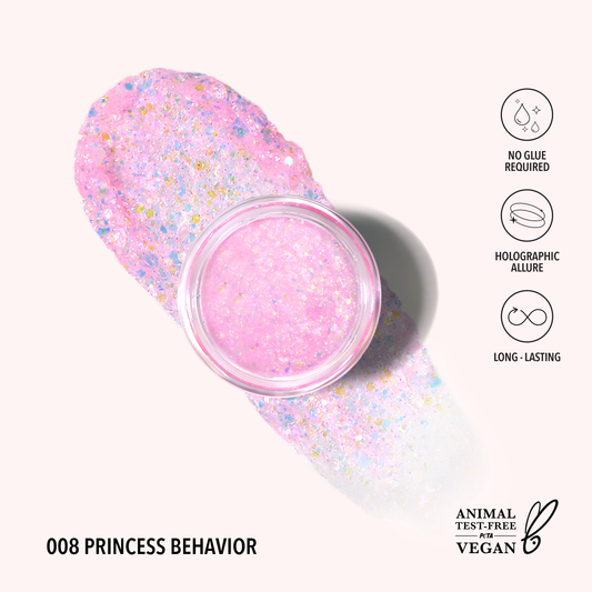 Hologram Glitter Gel (008, Princess Behavior)