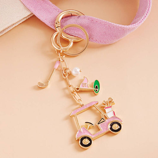 Golf Cart Club Bag Charm