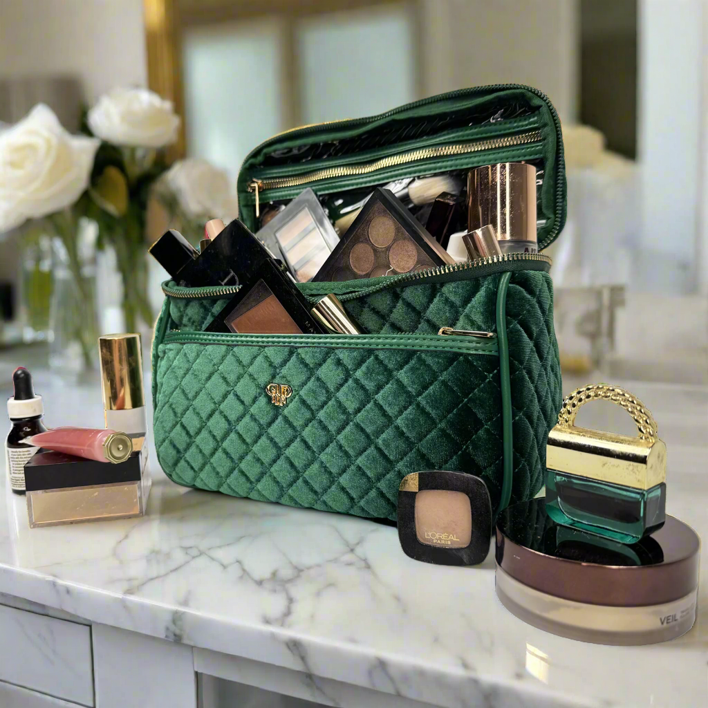 Classic Train Case Emerald