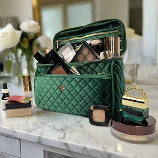 Classic Train Case Emerald
