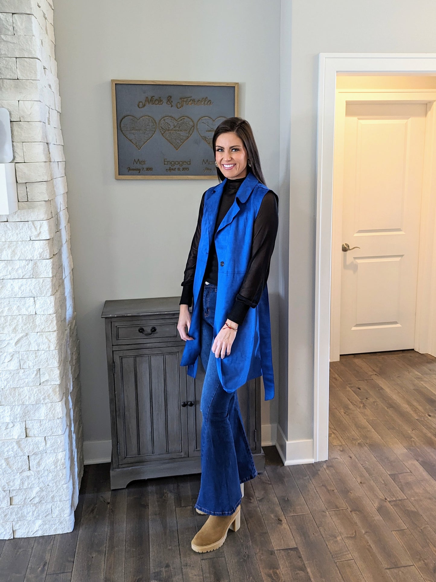 Long Vest w/Belt