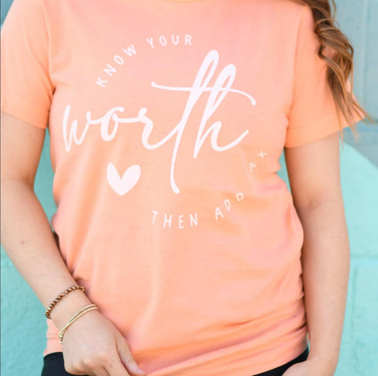 Know Your Worth Graphic Tee